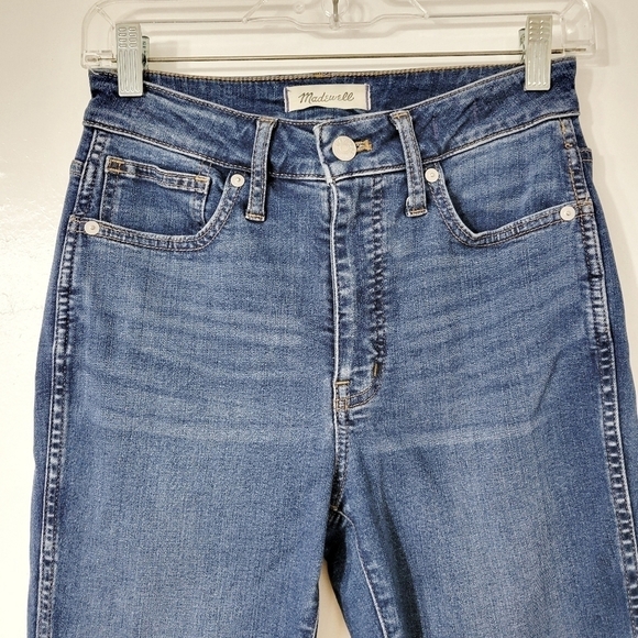 Madewell Curvy High-Rise Skinny Jeans in Coronet Wash Size 25 - Picture 7 of 14